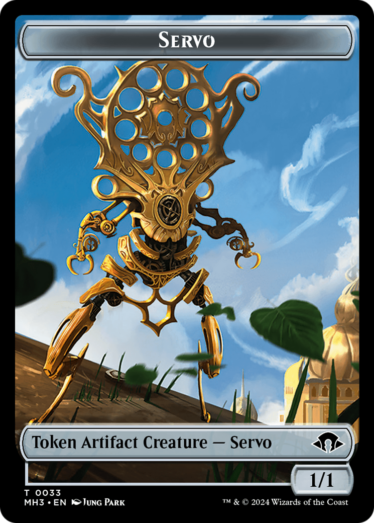 Energy Reserve (Ripple Foil) // Servo Double-Sided Token [Modern Horizons 3 Tokens] - Trinity Hobby