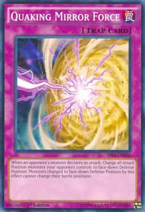 Quaking Mirror Force [SR04-EN036] Common - Trinity Hobby