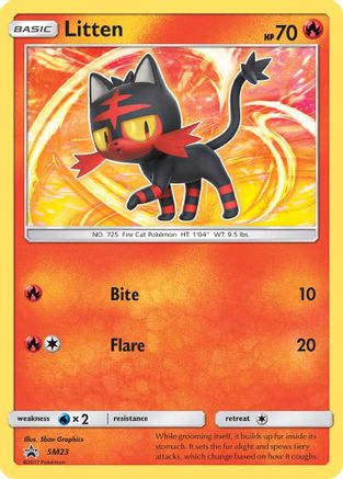 Litten (SM23) [Sun & Moon: Black Star Promos] - Trinity Hobby