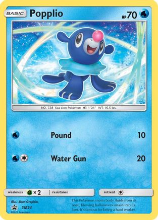 Popplio (SM24) [Sun & Moon: Black Star Promos] - Trinity Hobby