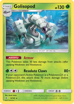 Golisopod (9/145) [Sun & Moon: Guardians Rising] - Trinity Hobby