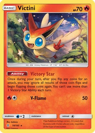 Victini (10/145) [Sun & Moon: Guardians Rising] - Trinity Hobby