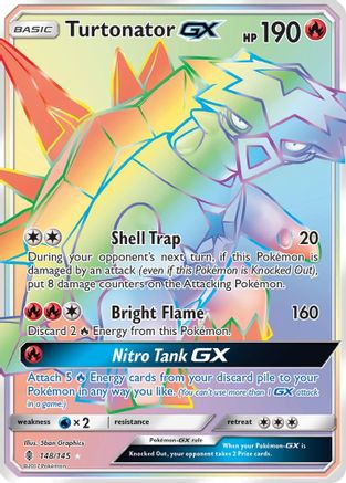 Turtonator GX (148/145) [Sun & Moon: Guardians Rising] - Trinity Hobby