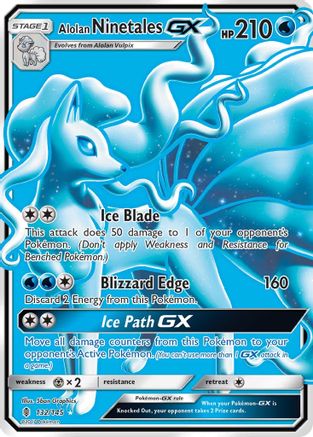 Alolan Ninetales GX (132/145) [Sun & Moon: Guardians Rising] - Trinity Hobby