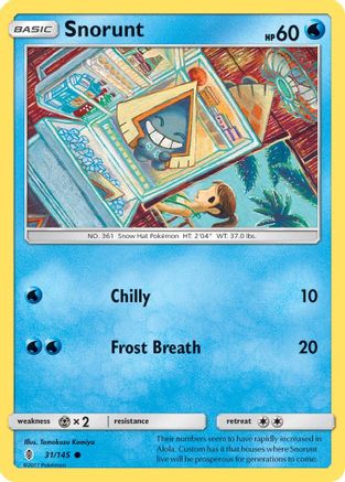 Snorunt (31/145) [Sun & Moon: Guardians Rising] - Trinity Hobby