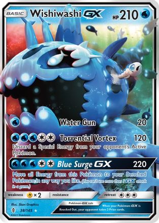 Wishiwashi GX (38/145) [Sun & Moon: Guardians Rising] - Trinity Hobby