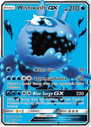 Wishiwashi GX (133/145) [Sun & Moon: Guardians Rising] - Trinity Hobby