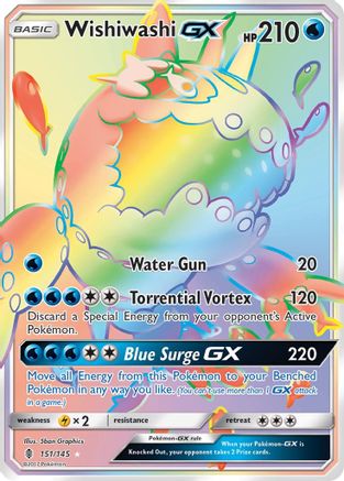 Wishiwashi GX (151/145) [Sun & Moon: Guardians Rising] - Trinity Hobby