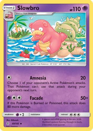 Slowbro (49/145) [Sun & Moon: Guardians Rising] - Trinity Hobby
