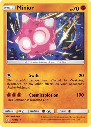 Minior (77/145) [Sun & Moon: Guardians Rising] - Trinity Hobby