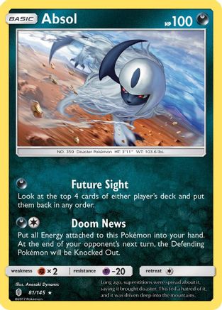 Absol (81/145) [Sun & Moon: Guardians Rising] - Trinity Hobby