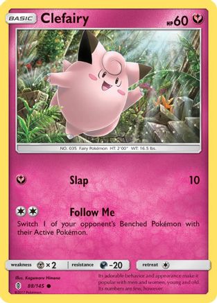 Clefairy (88/145) [Sun & Moon: Guardians Rising] - Trinity Hobby
