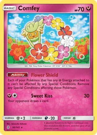 Comfey (93/145) [Sun & Moon: Guardians Rising] - Trinity Hobby