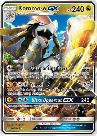 Kommo-o GX (100/145) [Sun & Moon: Guardians Rising] - Trinity Hobby