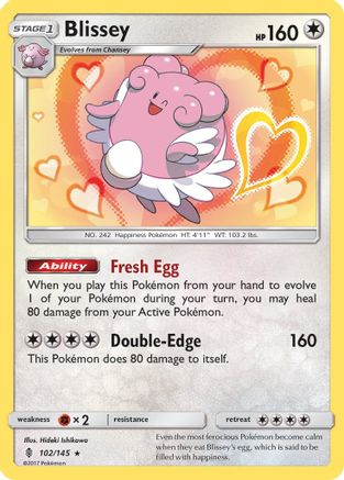 Blissey (102/145) [Sun & Moon: Guardians Rising] - Trinity Hobby