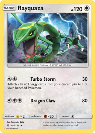 Rayquaza (106/145) [Sun & Moon: Guardians Rising] - Trinity Hobby