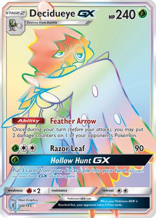 Decidueye GX (146/145) [Sun & Moon: Guardians Rising] - Trinity Hobby