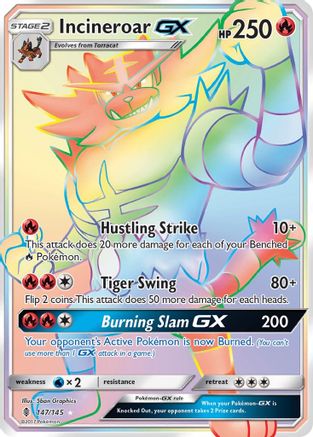 Incineroar GX (147/145) [Sun & Moon: Guardians Rising] - Trinity Hobby