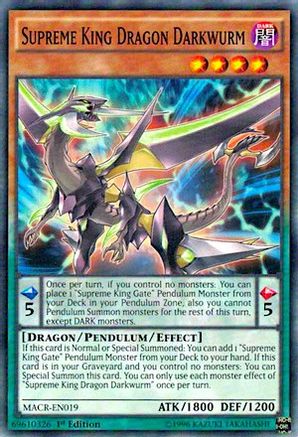 Supreme King Dragon Darkwurm [MACR-EN019] Common - Trinity Hobby