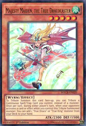 Majesty Maiden, the True Dracocaster [MACR-EN020] Ultra Rare - Trinity Hobby