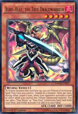 Ignis Heat, the True Dracowarrior [MACR-EN021] Ultra Rare - Trinity Hobby