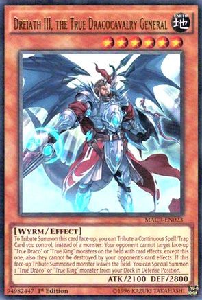 Dreiath III, the True Dracocavalry General [MACR-EN023] Ultra Rare - Trinity Hobby