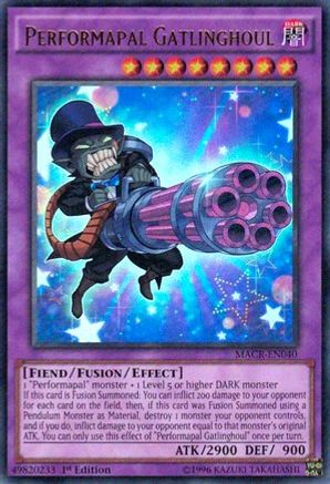 Performapal Gatlinghoul [MACR-EN040] Ultra Rare - Trinity Hobby