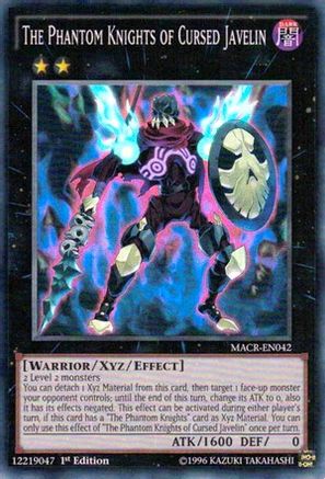 The Phantom Knights of Cursed Javelin [MACR-EN042] Super Rare - Trinity Hobby