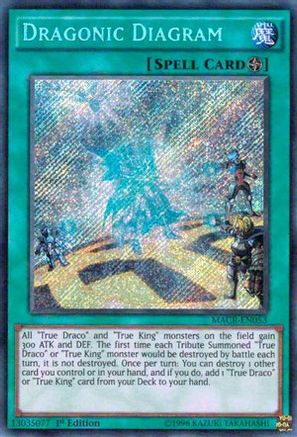 Dragonic Diagram [MACR-EN053] Secret Rare - Trinity Hobby