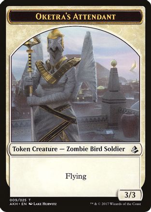 Oketra's Attendant // Beast Token  (AKH-9 // 21) - [Amonkhet]