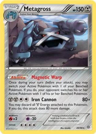 Metagross (49/98) (Theme Deck Exclusive) [XY: Ancient Origins] - Trinity Hobby