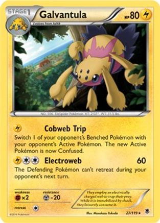Galvantula(27/119) (Theme Deck Exclusive) [XY: Phantom Forces] - Trinity Hobby