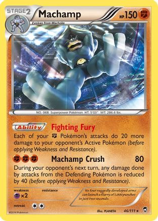 Machamp (42/83) (Theme Deck Exclusive) [XY: Furious Fists] - Trinity Hobby