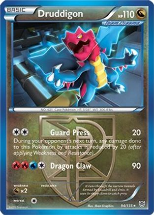 Druddigon (94/135) (Theme Deck Exclusive) [Black & White: Plasma Storm] - Trinity Hobby