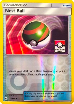 Nest Ball (123/149) (League Promo) [Sun & Moon: Base Set] - Trinity Hobby