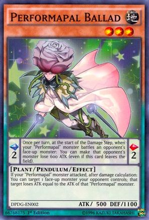 Performapal Ballad [DPDG-EN002] Super Rare - Trinity Hobby