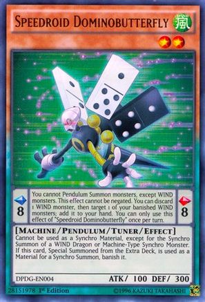 Speedroid Dominobutterfly [DPDG-EN004] Ultra Rare - Trinity Hobby
