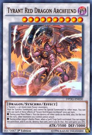 Tyrant Red Dragon Archfiend [DPDG-EN030] Ultra Rare - Trinity Hobby