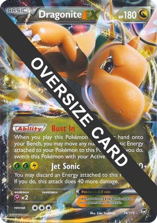 Dragonite EX (74/111) (Jumbo Card) [XY: Furious Fists] - Trinity Hobby