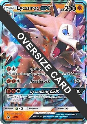 Lycanroc GX (SM14) (Jumbo Card) [Sun & Moon: Black Star Promos] - Trinity Hobby
