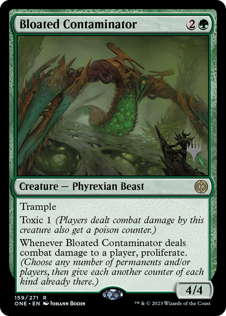 Bloated Contaminator (Promo Pack) [Phyrexia: All Will Be One Promos] - Trinity Hobby