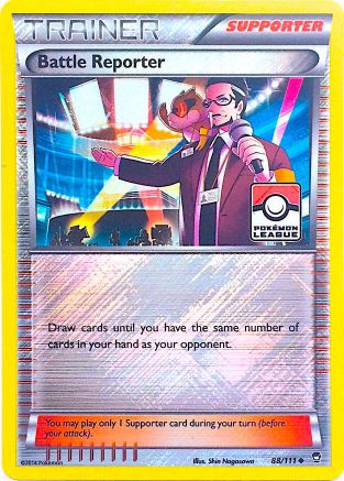 Battle Reporter (88/111) (League Promo) [XY: Furious Fists] - Trinity Hobby