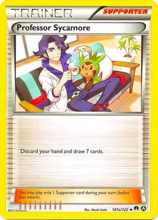 Professor Sycamore (107a/122) [Alternate Art Promos] - Trinity Hobby