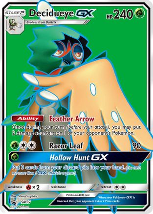 Decidueye GX (SM37) [Sun & Moon: Black Star Promos] - Trinity Hobby
