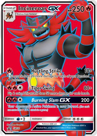 Incineroar GX (SM38) [Sun & Moon: Black Star Promos] - Trinity Hobby