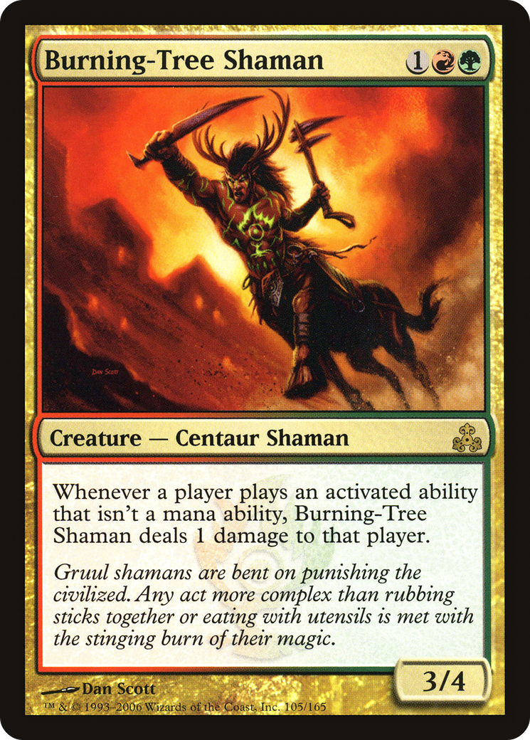 Burning-Tree Shaman [Guildpact] - Trinity Hobby