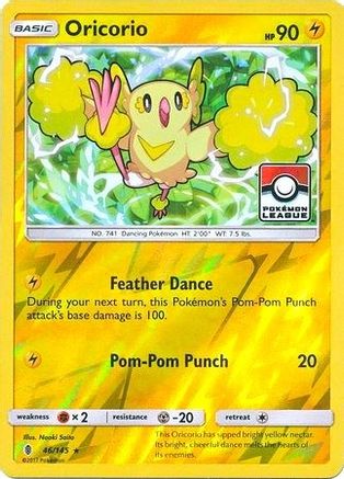 Oricorio (46/145) (League Promo) [Sun & Moon: Guardians Rising] - Trinity Hobby