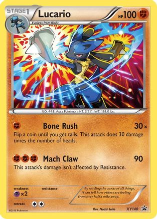 Lucario (XY140) [XY: Black Star Promos] - Trinity Hobby
