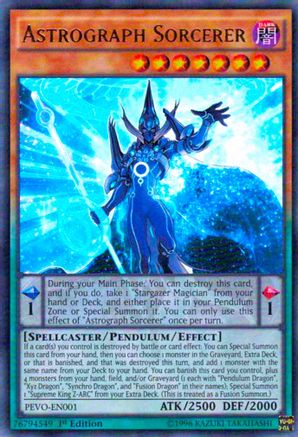 Astrograph Sorcerer [PEVO-EN001] Ultra Rare - Trinity Hobby