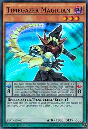 Timegazer Magician [PEVO-EN012] Super Rare - Trinity Hobby